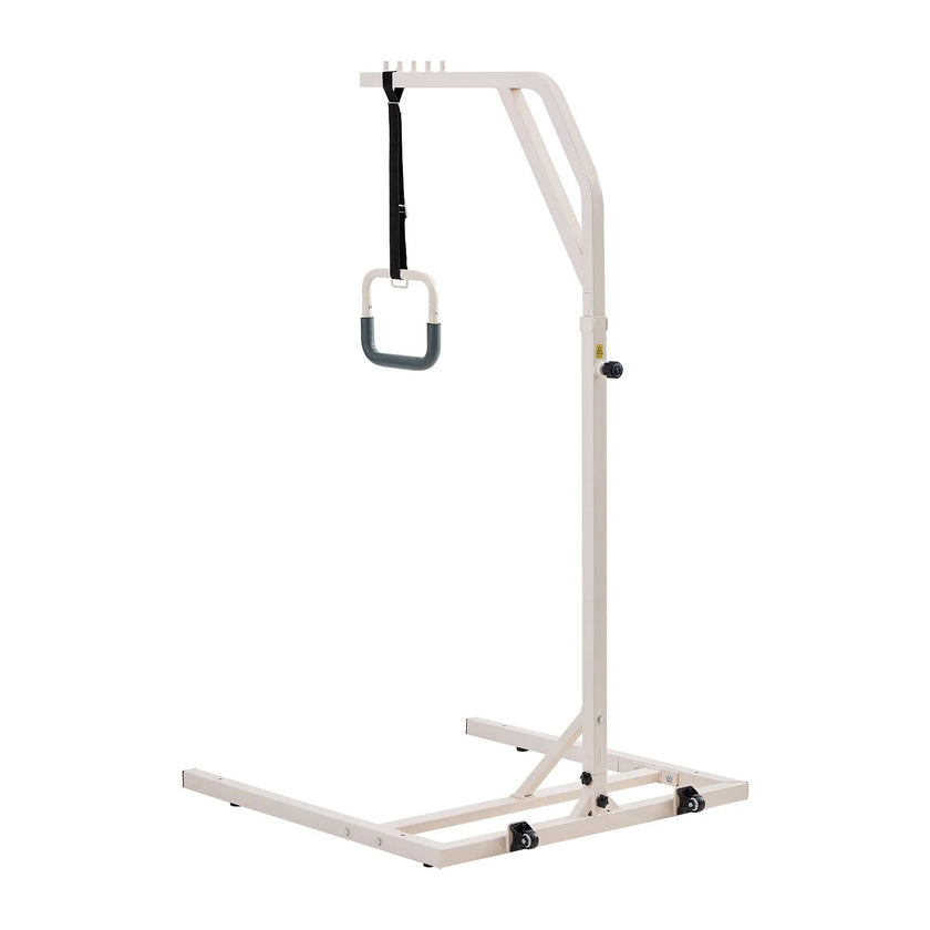 VEVOR Trapeze Bar for Bed Mobility Height-Adjustable Free Standing Trapeze Bar