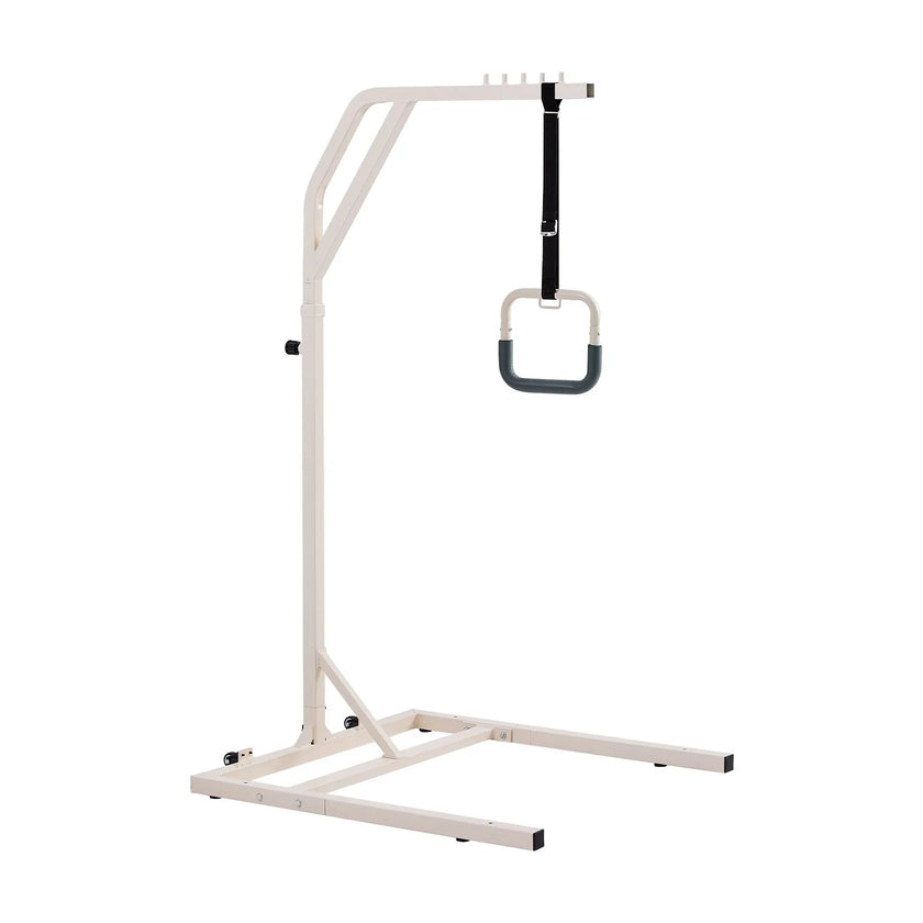 VEVOR Trapeze Bar for Bed Mobility Height-Adjustable Free Standing Trapeze Bar