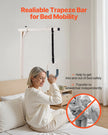 VEVOR Trapeze Bar for Bed Mobility 250 LBS Capacity Free Standing Trapeze Bar