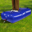VEVOR 540L/142.7 Gallon Water Storage Bladder, RV Water Tank, 1000D Blue PVC Collapsible Water Storage Containers, Large Capacity Soft Water Bag, Portable Water Bladder, Fire Prevention, Camping, Emer
