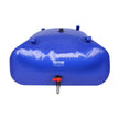 VEVOR 540L/142.7 Gallon Water Storage Bladder, RV Water Tank, 1000D Blue PVC Collapsible Water Storage Containers, Large Capacity Soft Water Bag, Portable Water Bladder, Fire Prevention, Camping, Emer