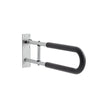 VEVOR Folding Toilet Safety Rail 23.8 In 300 Lbs Load Capacity Handicap Grab Bar