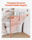VEVOR Toilet Safety Rail with Leg 31.5In 300lb Capacity Stainless Steel Grab Bar