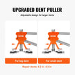 VEVOR 46 PCS Dent Removal Kit, Paintless Dent Repair Kit with Golden Dent Lifter, Hot Glue Gun and Glue Sticks, Car Dent Puller Kit for Auto Dent Removal, Small Hail Damage, Door Ding
