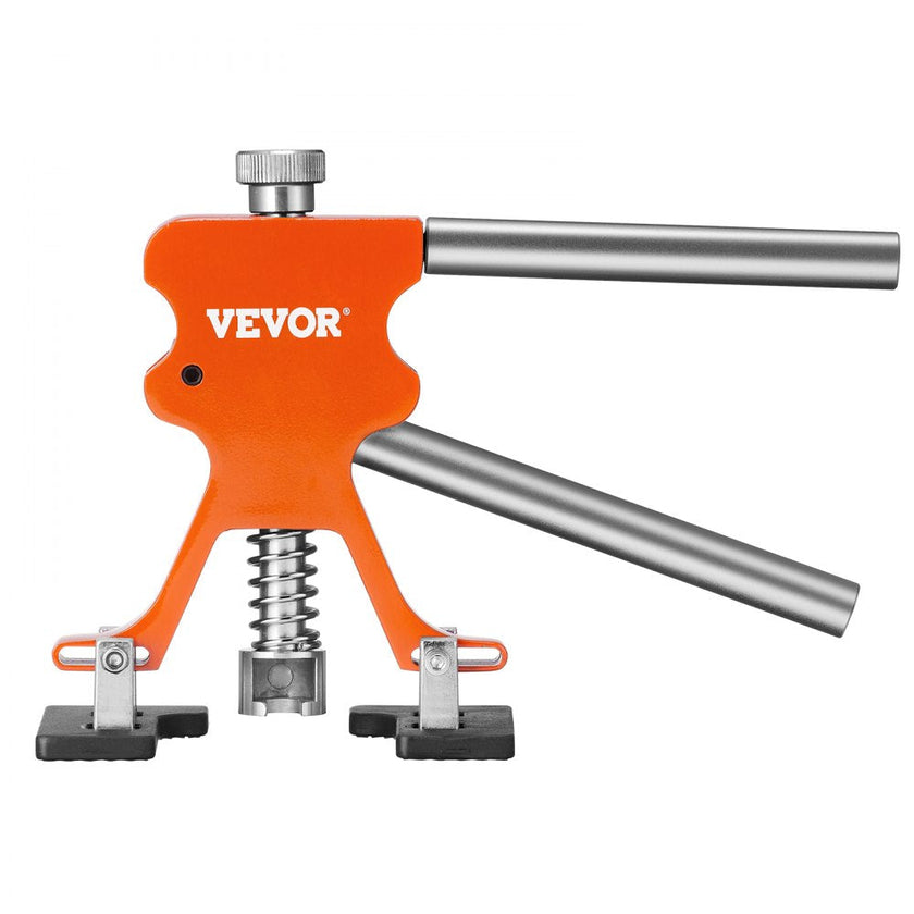 VEVOR 46 PCS Dent Removal Kit, Paintless Dent Repair Kit with Golden Dent Lifter, Hot Glue Gun and Glue Sticks, Car Dent Puller Kit for Auto Dent Removal, Small Hail Damage, Door Ding
