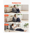 VEVOR Reading Pillow Backrest Support Pillow with Removable & 3 Pockets Headrest
