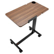 VEVOR Overbed Table Mobile Bed Side Desk with Flip Desktop Wheels & Cup Holder