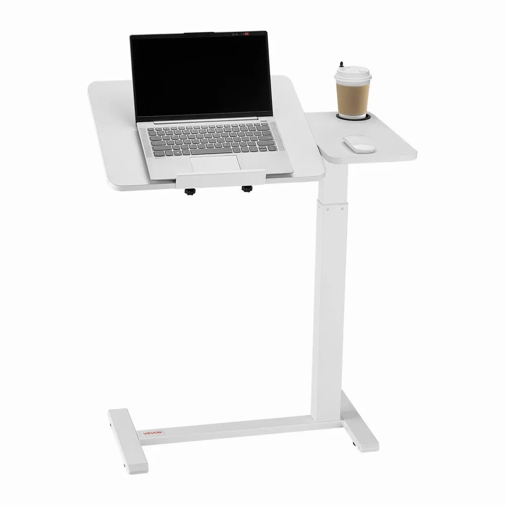 🛏️ Adjustable Overbed Table – 2 Variants Available (White)