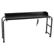 VEVOR Overbed Table Mobile Bed Side Desk 4 Wheels (2 with Brakes) & Power Socket