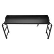 VEVOR Overbed Table Mobile Bed Side Desk 4 Wheels (2 with Brakes) & Power Socket
