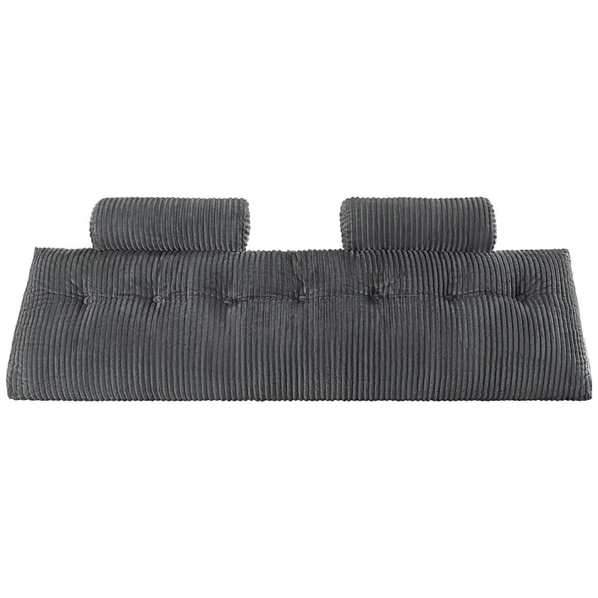 VEVOR Headboard Pillow King Wedge Headboard Pillow with 2 Pockets & Headrests