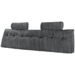 VEVOR Headboard Pillow King Wedge Headboard Pillow with 2 Pockets & Headrests