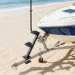 VEVOR 2-Step Heavy-Duty Boat Trailer Steps with Handrail and Non-Slip Surface