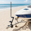 Boat Trailer Steps with Handle – Heavy-Duty 3-Step Side-Mount Marine Ladder