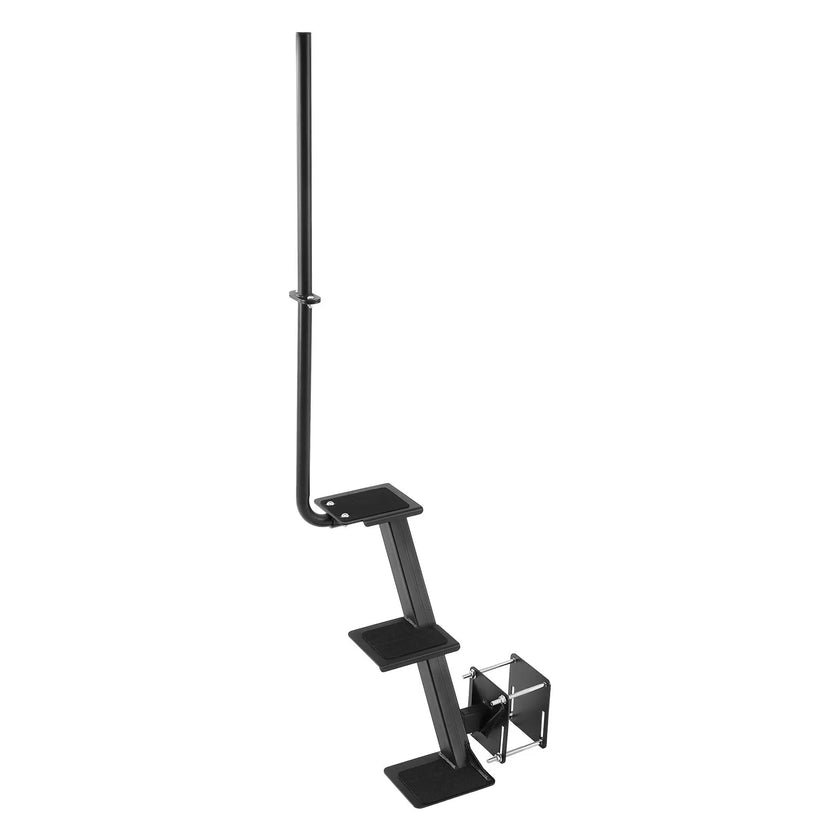 Boat Trailer Steps with Handle – Heavy-Duty 3-Step Side-Mount Marine Ladder