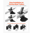 Boat Trailer Steps with Handle – Heavy-Duty 4-Step Marine Ladder