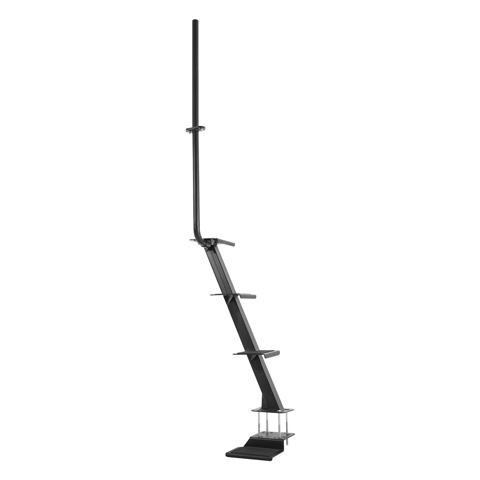 Boat Trailer Steps with Handle – Heavy-Duty 4-Step Marine Ladder