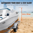 VEVOR Boat Trailer Guide, 43” Adjustable Design Trailer Guide Poles, 2PCS Rustproof Galvanized Steel Trailer Guide ons, Trailer Guides with PVC Pipes, for Ski Boat, Fishing Boat or Sailboat Trailer