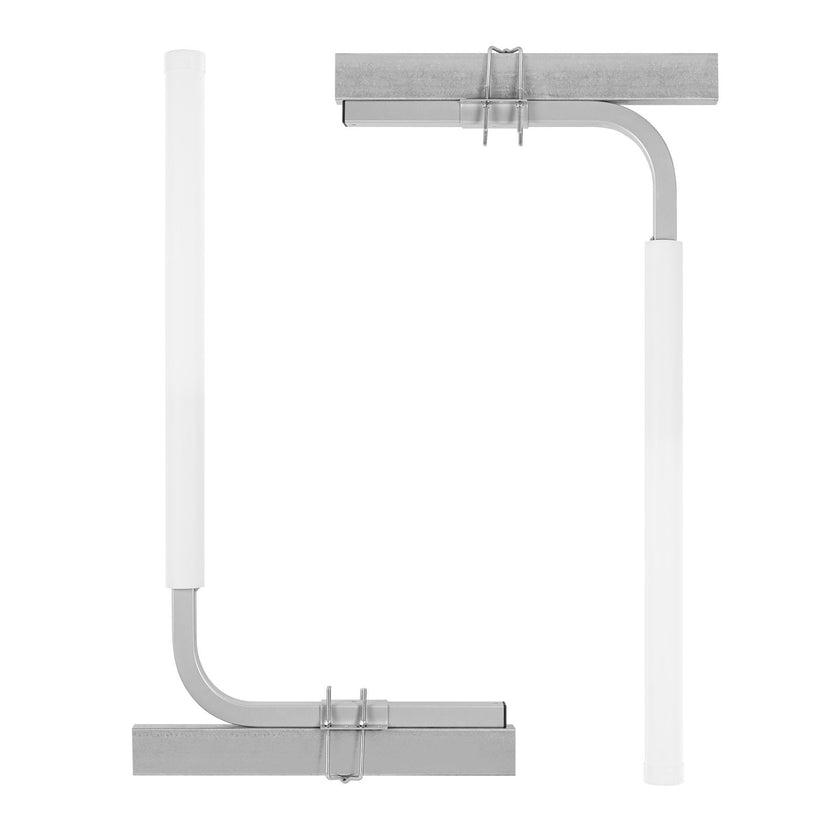 VEVOR Boat Trailer Guide, 43” Adjustable Design Trailer Guide Poles, 2PCS Rustproof Galvanized Steel Trailer Guide ons, Trailer Guides with PVC Pipes, for Ski Boat, Fishing Boat or Sailboat Trailer