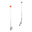 VEVOR Boat Trailer Guide, 46” with LED Light Trailer Guide Poles, 2PCS Rustproof Galvanized Steel Trailer Guide ons, Trailer Guides with PVC Pipes, for Ski Boat, Fishing Boat or Sailboat Trailer