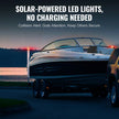 VEVOR Boat Trailer Guide, 62” with LED Light Trailer Guide Poles, 2PCS Rustproof Galvanized Steel Trailer Guide ons, Trailer Guides with PVC Pipes, for Ski Boat, Fishing Boat or Sailboat Trailer