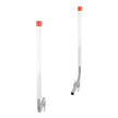 VEVOR Boat Trailer Guide, 62” with LED Light Trailer Guide Poles, 2PCS Rustproof Galvanized Steel Trailer Guide ons, Trailer Guides with PVC Pipes, for Ski Boat, Fishing Boat or Sailboat Trailer