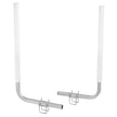 VEVOR Boat Trailer Guide, 60” Adjustable Design Trailer Guide Poles, 2PCS Rustproof Galvanized Steel Trailer Guide ons, Trailer Guides with PVC Pipes, for Ski Boat, Fishing Boat or Sailboat Trailer