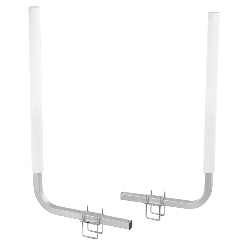 VEVOR Boat Trailer Guide, 60” Adjustable Design Trailer Guide Poles, 2PCS Rustproof Galvanized Steel Trailer Guide ons, Trailer Guides with PVC Pipes, for Ski Boat, Fishing Boat or Sailboat Trailer