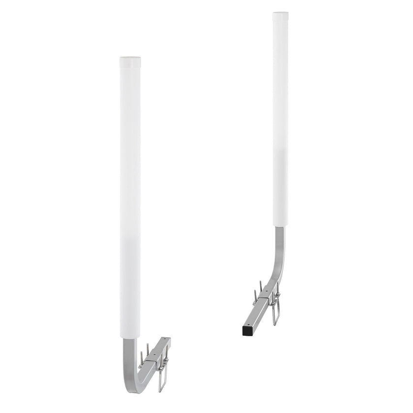 VEVOR Boat Trailer Guide, 60” Adjustable Design Trailer Guide Poles, 2PCS Rustproof Galvanized Steel Trailer Guide ons, Trailer Guides with PVC Pipes, for Ski Boat, Fishing Boat or Sailboat Trailer
