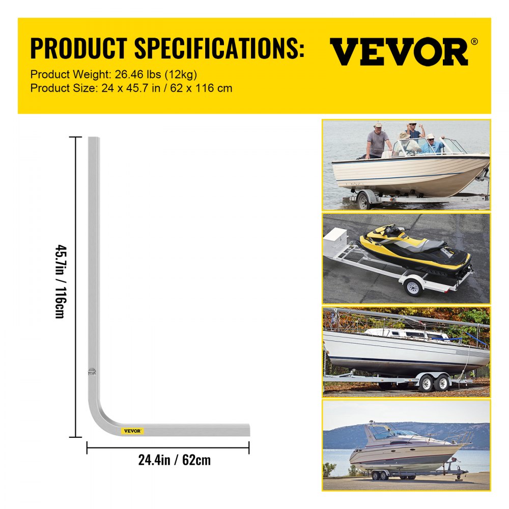 VEVOR Boat Trailer Guide-ons 46
