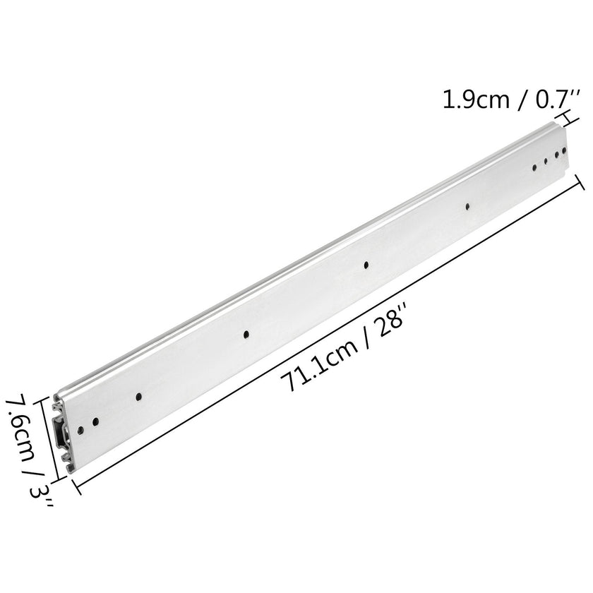 Heavy Duty Drawer Slides 500lbs Ball Bearing Drawer Slides 28inch Long with Lock