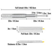 Heavy Duty Drawer Slides 500lbs Ball Bearing Drawer Slides 32inch Long With Lock