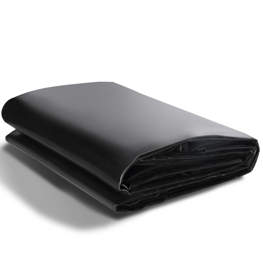 VEVOR Pond Liner, 15 x 20 ft 45 Mil Thickness, Pliable EPDM Material Pond Skins, Easy Cutting Underlayment for Fish or Koi Ponds, Water Features, Waterfall Base, Fountains, Water Gardens, Black