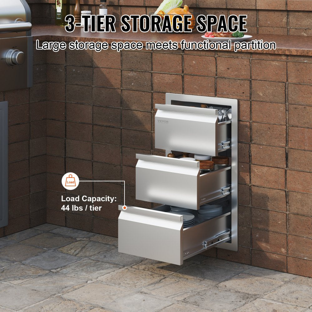 VEVOR Outdoor Kitchen Drawers 14.7