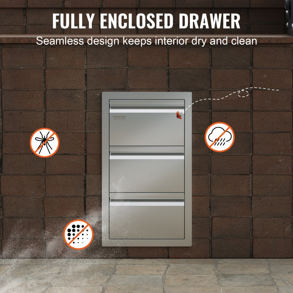 VEVOR Outdoor Kitchen Drawers 14.7