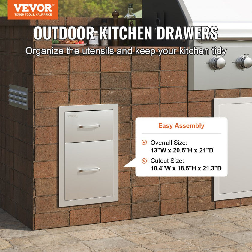 VEVOR Outdoor Kitchen Drawers 13\