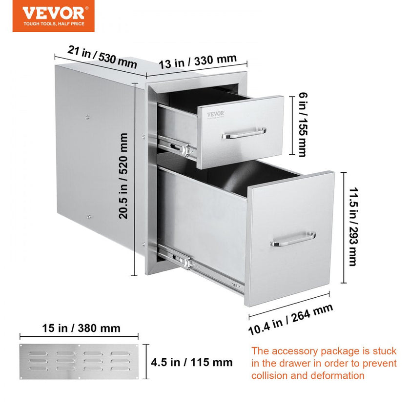 VEVOR Outdoor Kitchen Drawers 13\