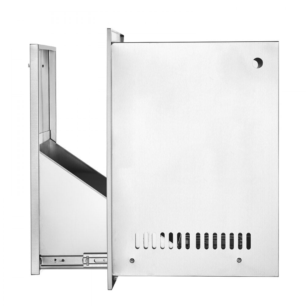 VEVOR Outdoor Kitchen Propane Tank Drawer 16Wx22Hx16D Inch BBQ Propane Drawer with Handle Stainless Steel Propane Tank Drawer for Outdoor Kitchen