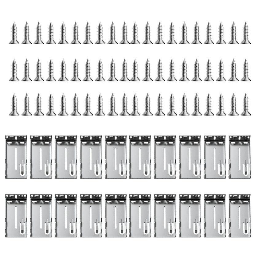 VEVOR Drawer Cabinet Slides Brackets 10 Pairs for 100 LBS Side Mount Rail