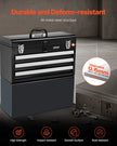 VEVOR Tool Box 20.5-inch Portable Metal Tool Box with 3 Drawers Tool Organizer