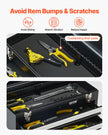 VEVOR Tool Box 20.5-inch Portable Metal Tool Box with 3 Drawers Tool Organizer