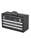 VEVOR Tool Box 20.5-inch Portable Metal Tool Box with 3 Drawers Tool Organizer