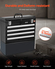 VEVOR Tool Box 20.5-inch Portable Metal Tool Box with 4 Drawers Tool Organizer