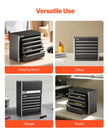 VEVOR Tool Box 8.6-inch Portable Metal Tool Box with 5 Drawers Tool Organizer