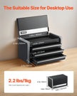 VEVOR Tool Box 8.6-inch Portable Metal Tool Box with 3 Drawers Tool Organizer