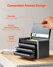 VEVOR Tool Box 8.6-inch Portable Metal Tool Box with 3 Drawers Tool Organizer