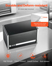VEVOR Tool Box 8.6-inch Portable Metal Tool Box with 3 Drawers Tool Organizer