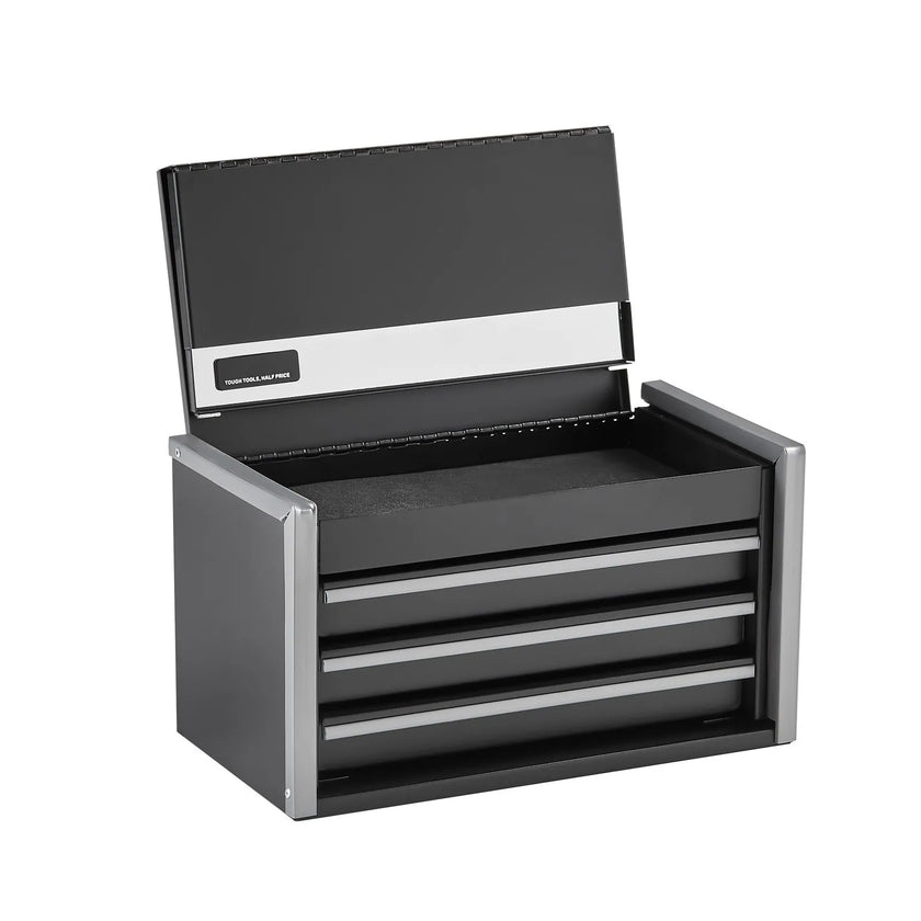 VEVOR Tool Box 8.6-inch Portable Metal Tool Box with 3 Drawers Tool Organizer