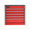 VEVOR Tool Box 8.6-inch Portable Metal Tool Box 5 Drawers Tool Organizer Red