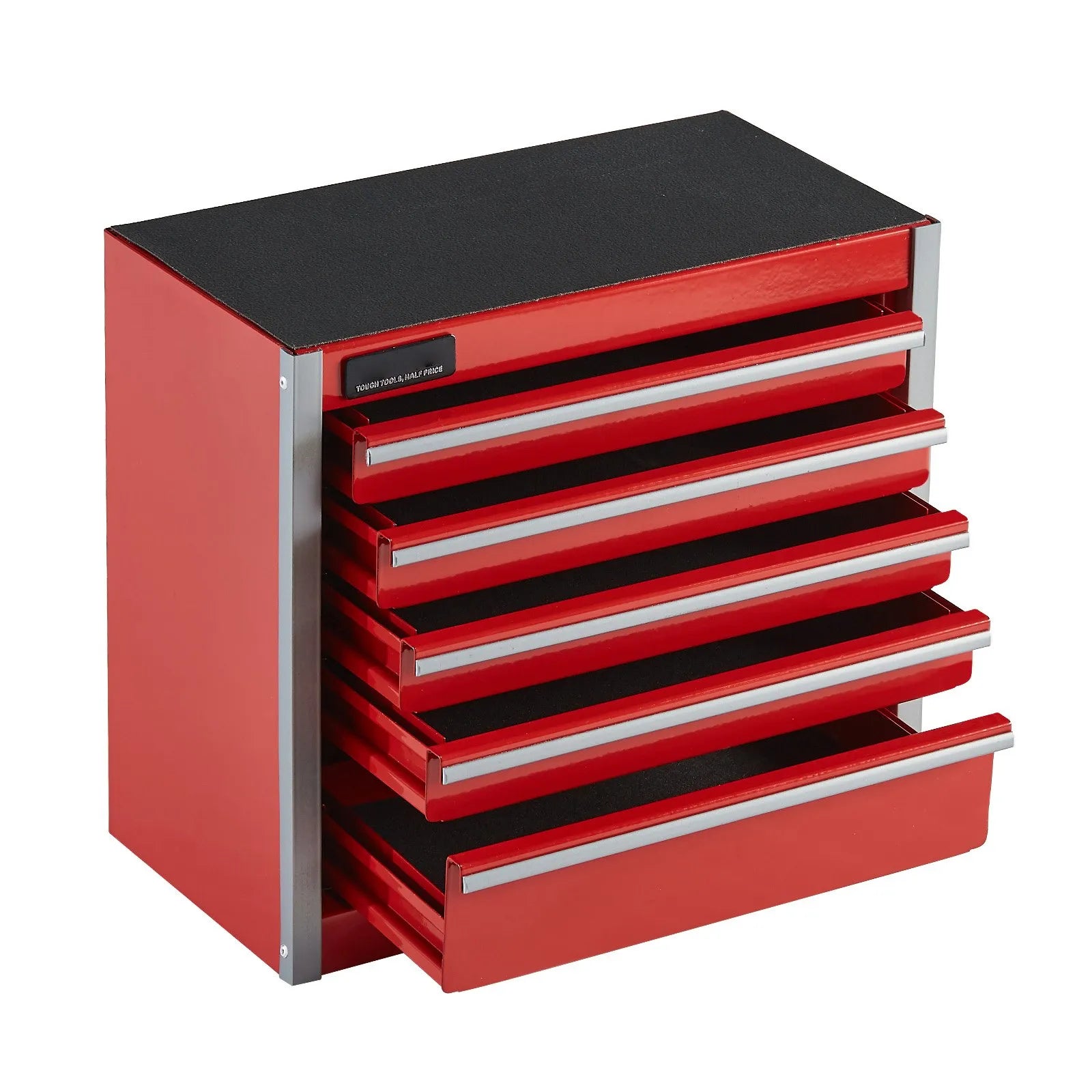 VEVOR Tool Box 8.6-inch Portable Metal Tool Box 5 Drawers Tool Organizer Red